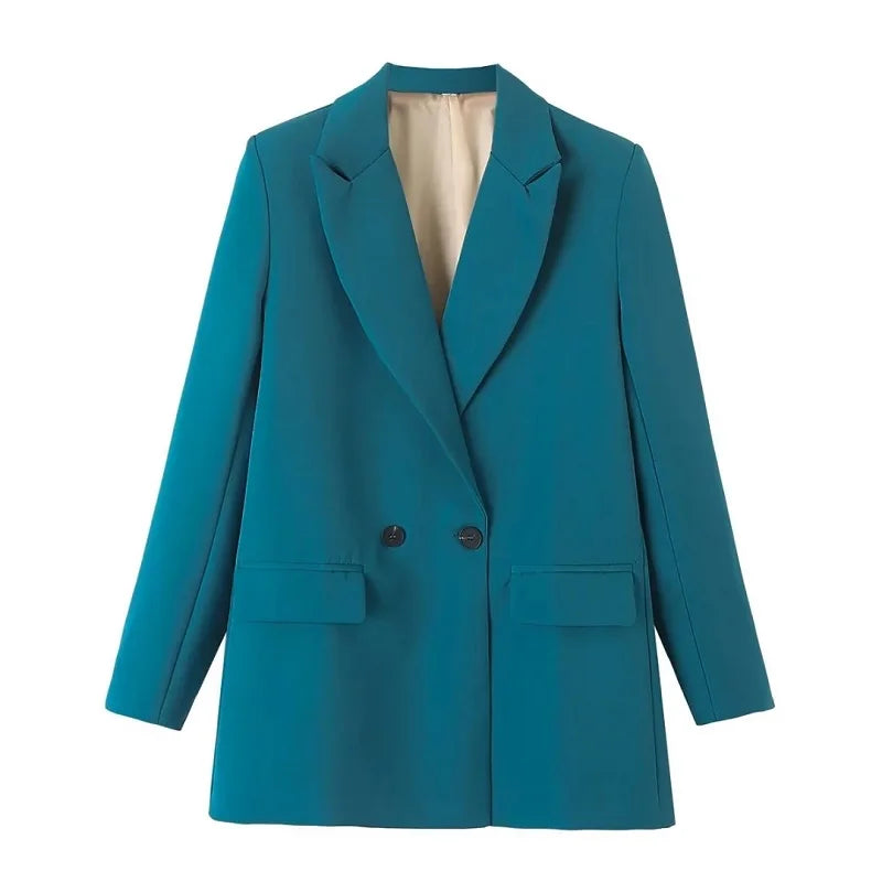 Blazer Feminino de escritório, casaco de moda