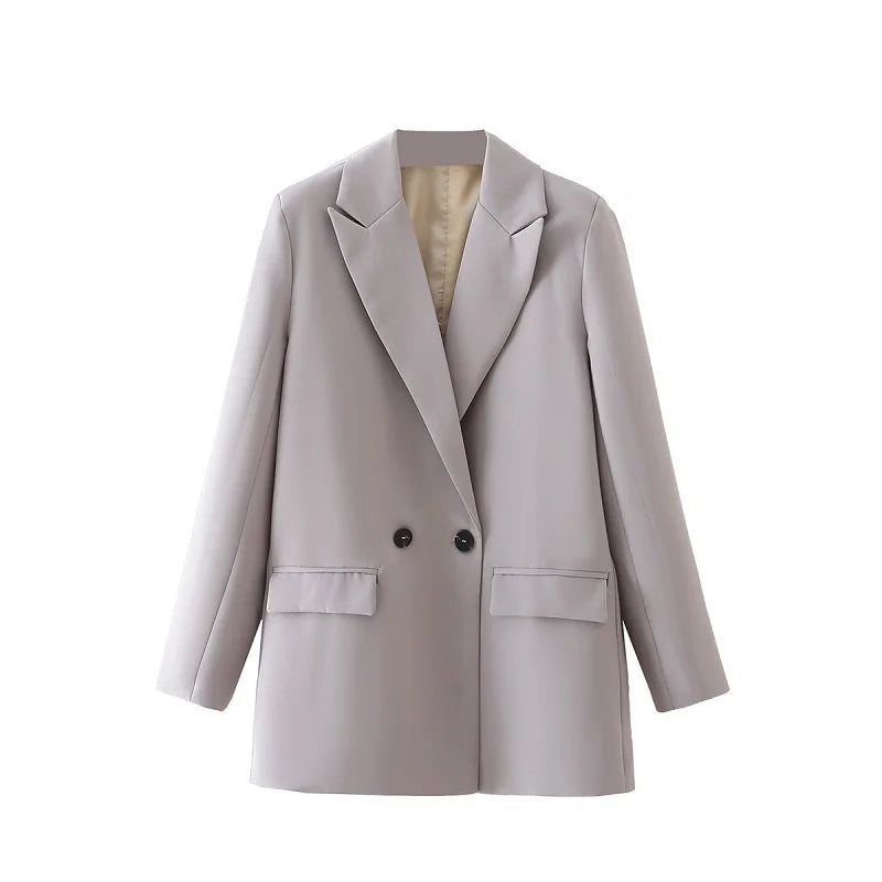 Blazer Feminino de escritório, casaco de moda